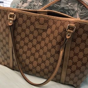 Authentic Gucci Crystalline Coated Tote